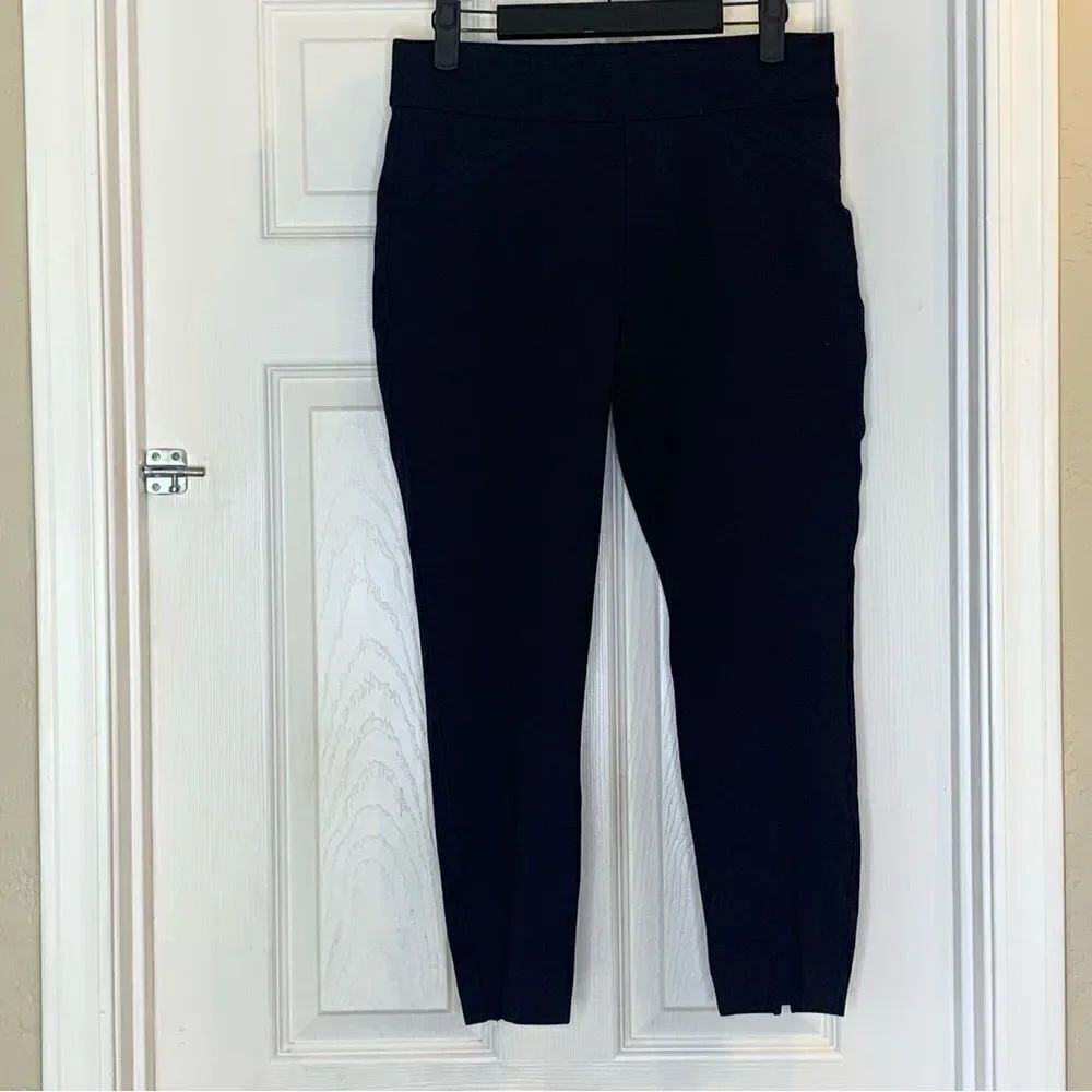 SPANX Ankle Backseam Ponte Pant Navy Size Medium